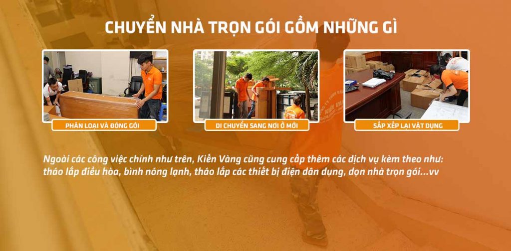 Chuyển Nhà Trọn Gói Gồm Những Công Việc Gì?